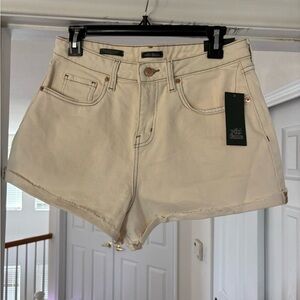 Wild Fable Women's Cream Jean Shorts